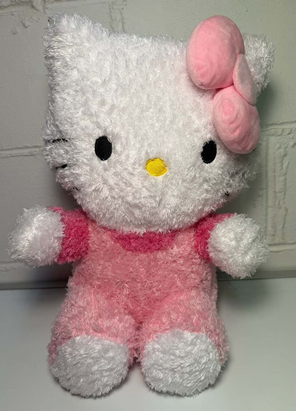 Sanrio Hello Kitty 16" Soft Fuzzy Pink Plush Pillow Buddy